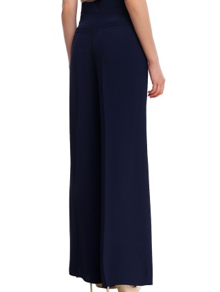 Синие брюки SPORTMAX: фото 4 - Invogue